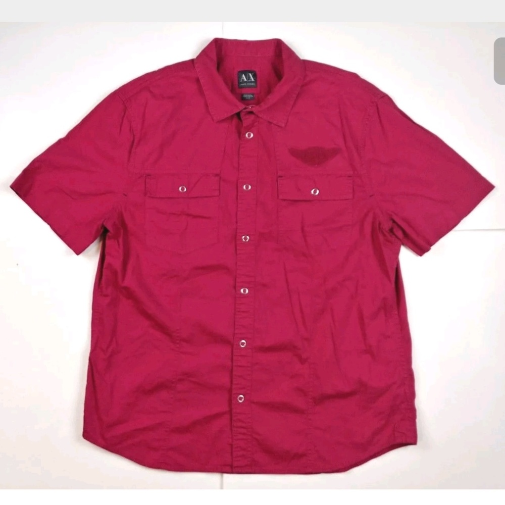 Armani exchange dress shirt mens xl button down